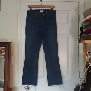 Mother Jeans The Hustler Ankle Fray